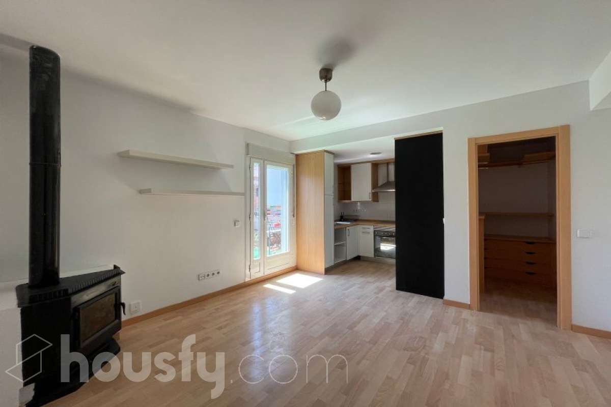 Sala d'estar de Àtic en venda en  Madrid Capital amb Terrassa