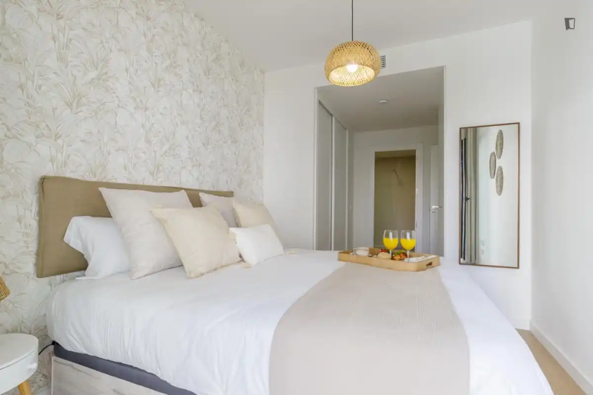 Bedroom of Apartments for rent in Málaga  with Air Conditioner, Furnished and Oven