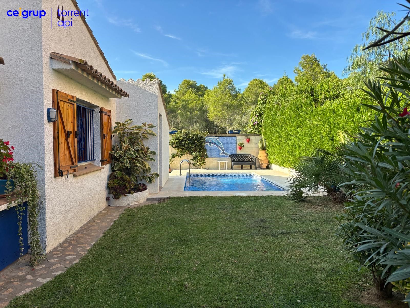 Garden of Single-family semi-detached for sale in L'Estartit  with Terrace, Swimming Pool and Furnished