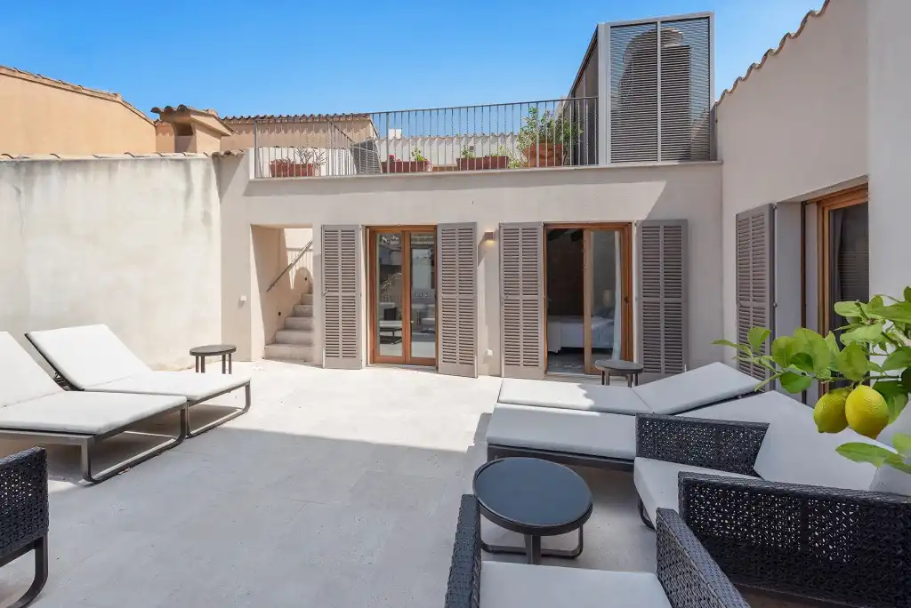 Terrace of Country homes for sale in Pollença  with Air Conditioner, Heating and Private garden
