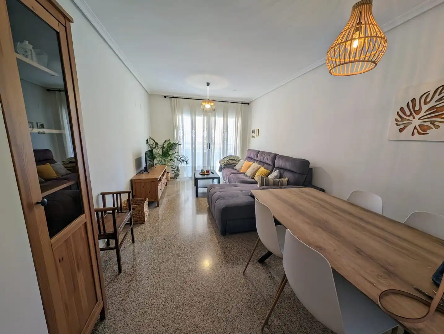 Sala de estar de Piso de alquiler en San Vicente del Raspeig / Sant Vicent del Raspeig con Aire acondicionado, Calefacción y Terraza