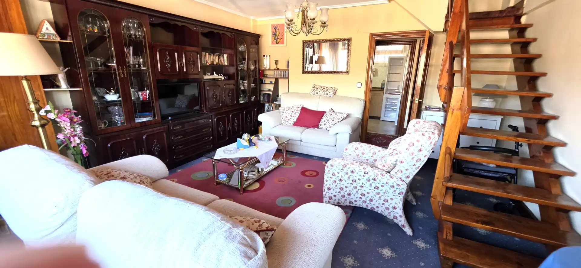 Sala de estar de Dúplex en venta en Bilbao  con Calefacción, Amueblado y Horno