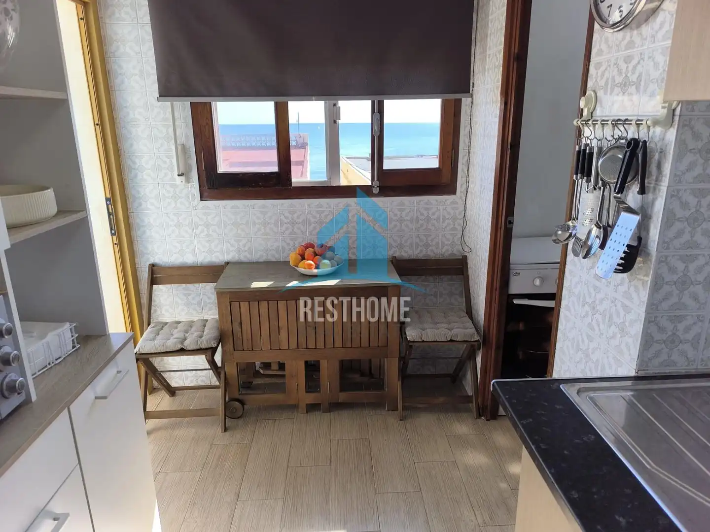 Terraza de Piso en venta en Tavernes de la Valldigna con Amueblado y Balcón