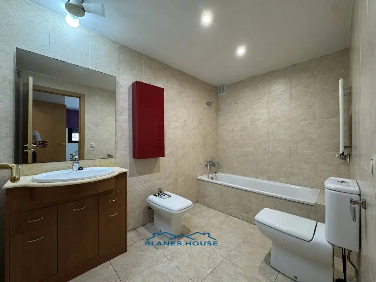 Baño de Apartamento en venta en Blanes con Calefacción