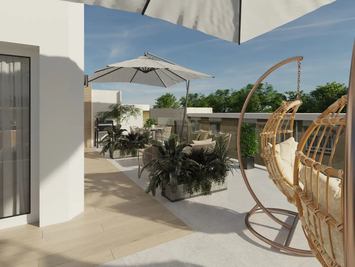 Penthouse mit Pool zum Verkauf in Pueblo, imagen 19