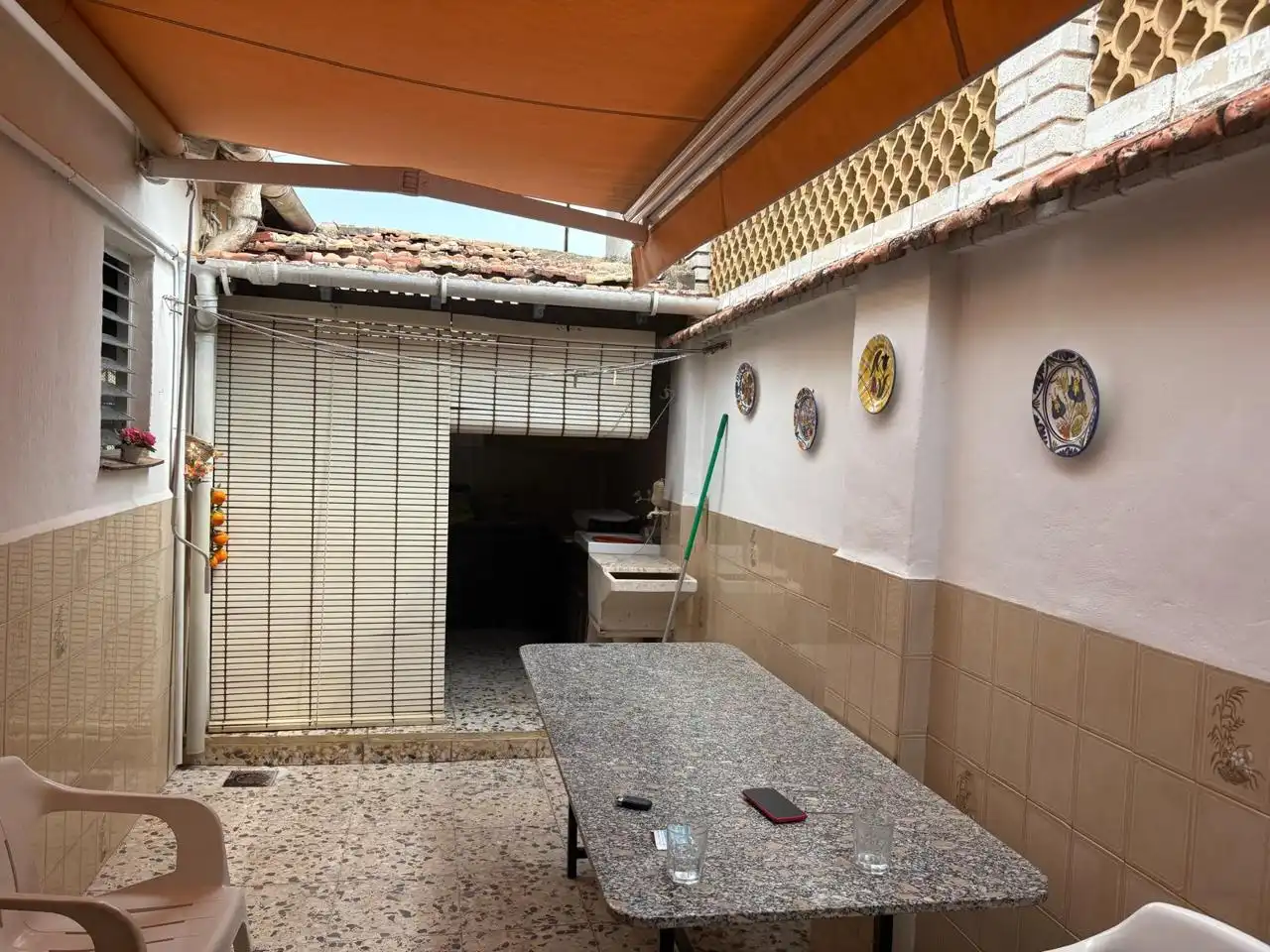 Küche von Einfamilien-Reihenhaus zum Verkauf in Benejúzar mit Klimaanlage und Terrasse