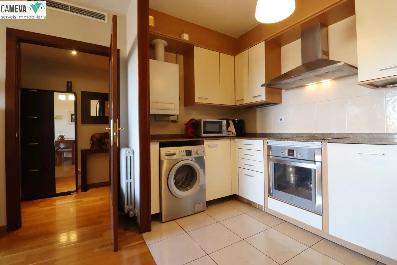 Cocina de Piso en venta en Sabadell con Calefacción, Trastero y Amueblado