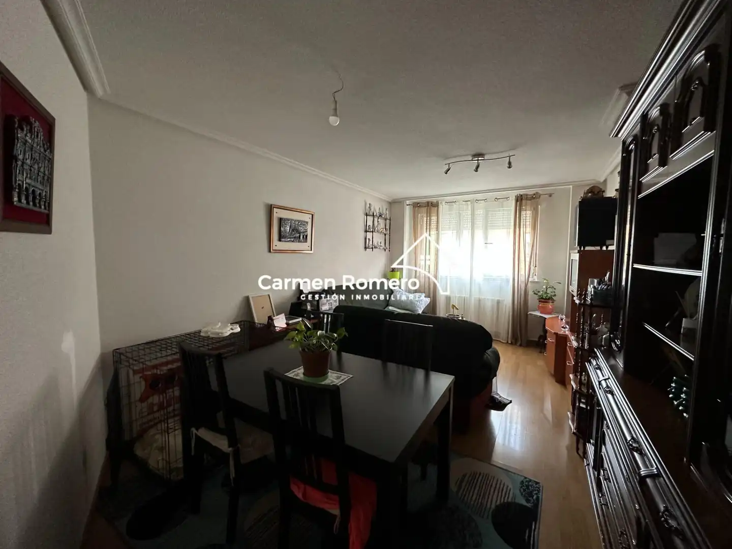 Living room of Flat for sale in Villares de la Reina  with Heating, Furnished and Balcony