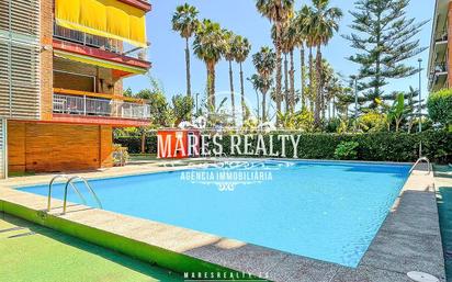 Exterior view of Flat for sale in Pineda de Mar  with Terrace and Swimming Pool