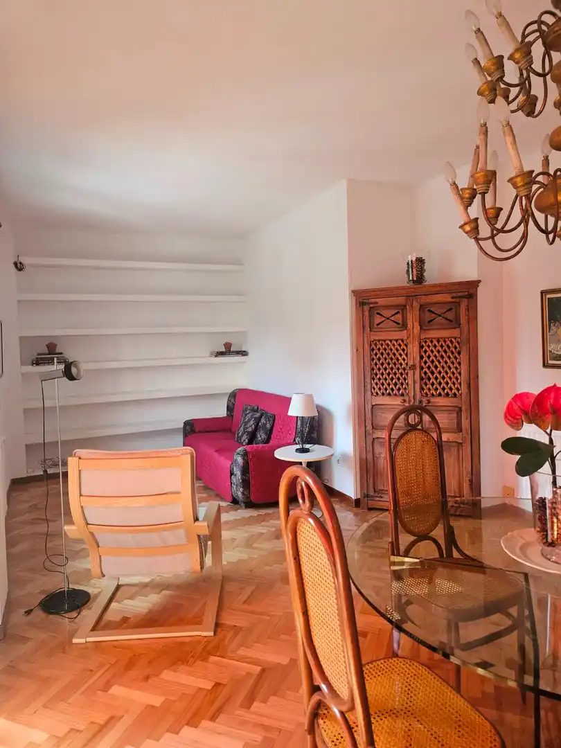 Sala d'estar de Pis de lloguer en Madrid amb Aire condicionat, Calefacció i Terrassa