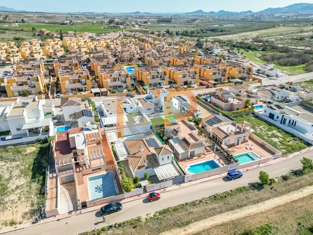 Casa con piscina en venta en Los Gallardos