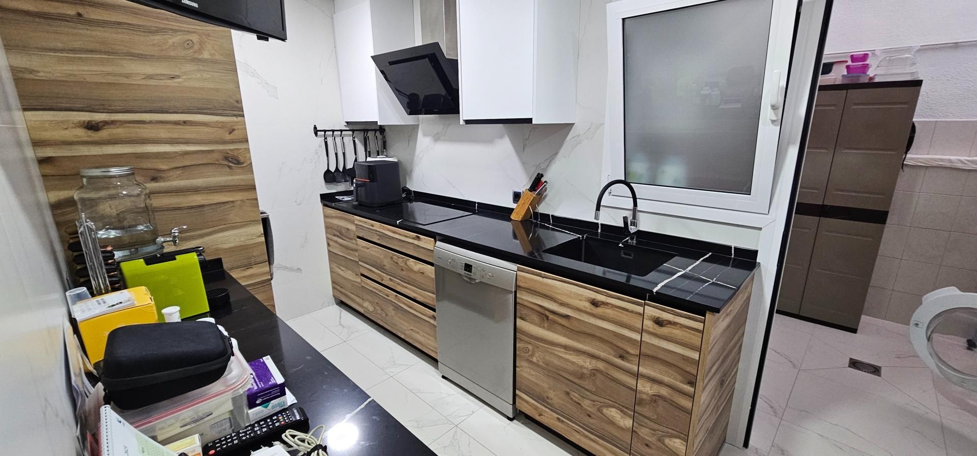 Kitchen of Flat for sale in Blanes  with Heating, Terrace and Balcony