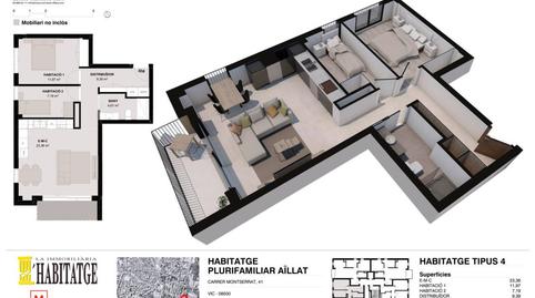 Foto 3 de Piso en venta en Calle Montserrat, Caputxins - Ambulatori, Vic