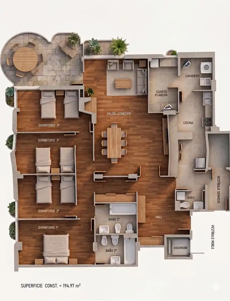 Piso en venta en Málaga con Aire acondicionado, Parquet y Terraza