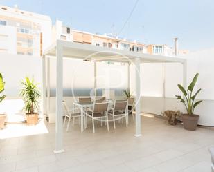 Terrace of Flat to rent in  Valencia Capital  with Heating, Terrace and Furnished