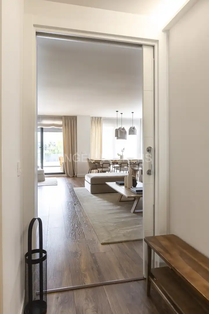 Living room of Flat for rent in La Moraleja  with Air Conditioner, Heating and Private garden