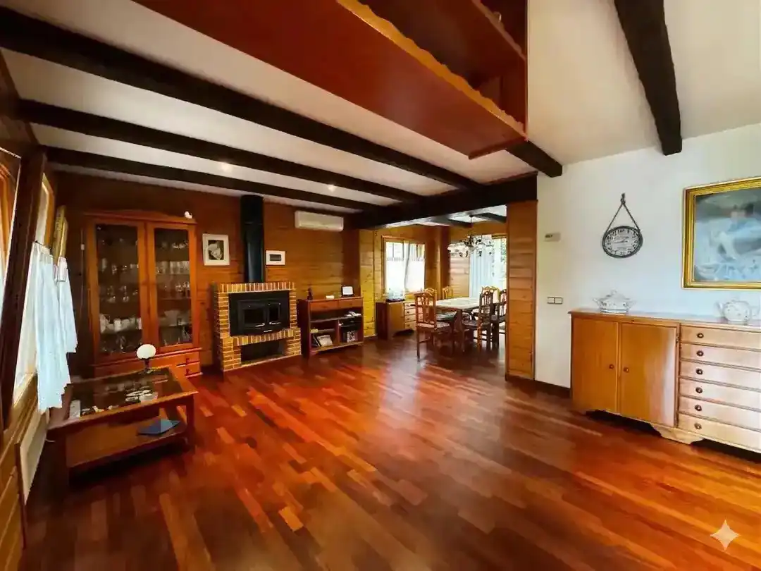 Sala de estar de Casa o chalet en venta en Sant Pere de Vilamajor con Aire acondicionado, Calefacción y Jardín privado