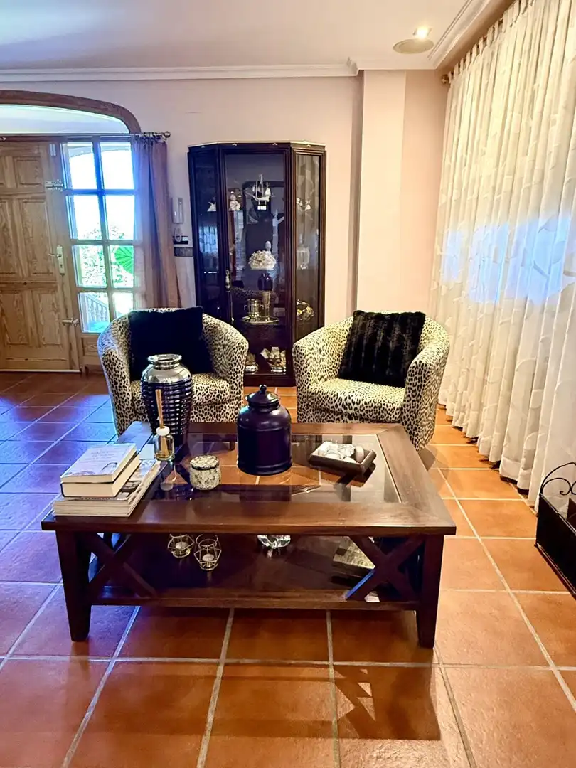 Sala de estar de Casa o chalet en venta en Cocentaina con Calefacción, Jardín privado y Terraza