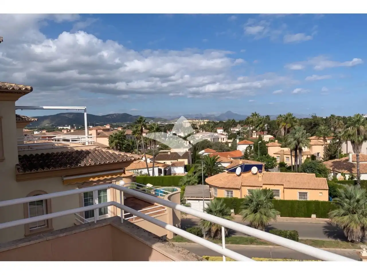 Exterior view of Attic for sale in Oliva  with Air Conditioner, Parquet flooring and Terrace