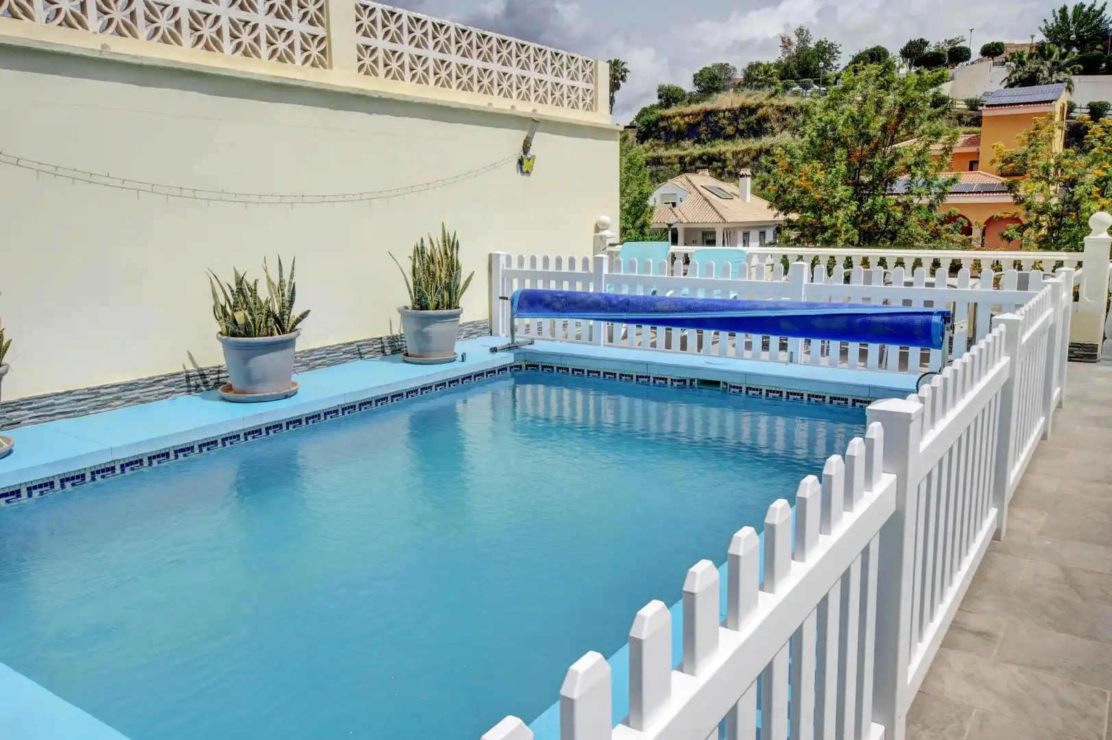 Swimming pool of Detached homes for sale in Benalmádena  with Air Conditioner, Heating and Private garden