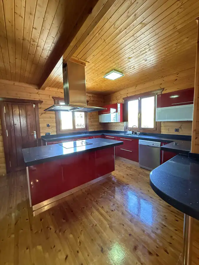 Cocina de Casa o chalet de alquiler en Roquetas de Mar con Jardín privado, Piscina y Amueblado