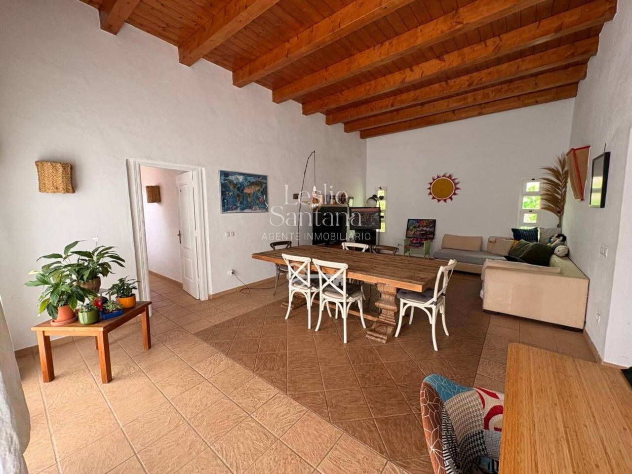 Living room of House or chalet for sale in La Oliva  with Private garden, Terrace and Furnished