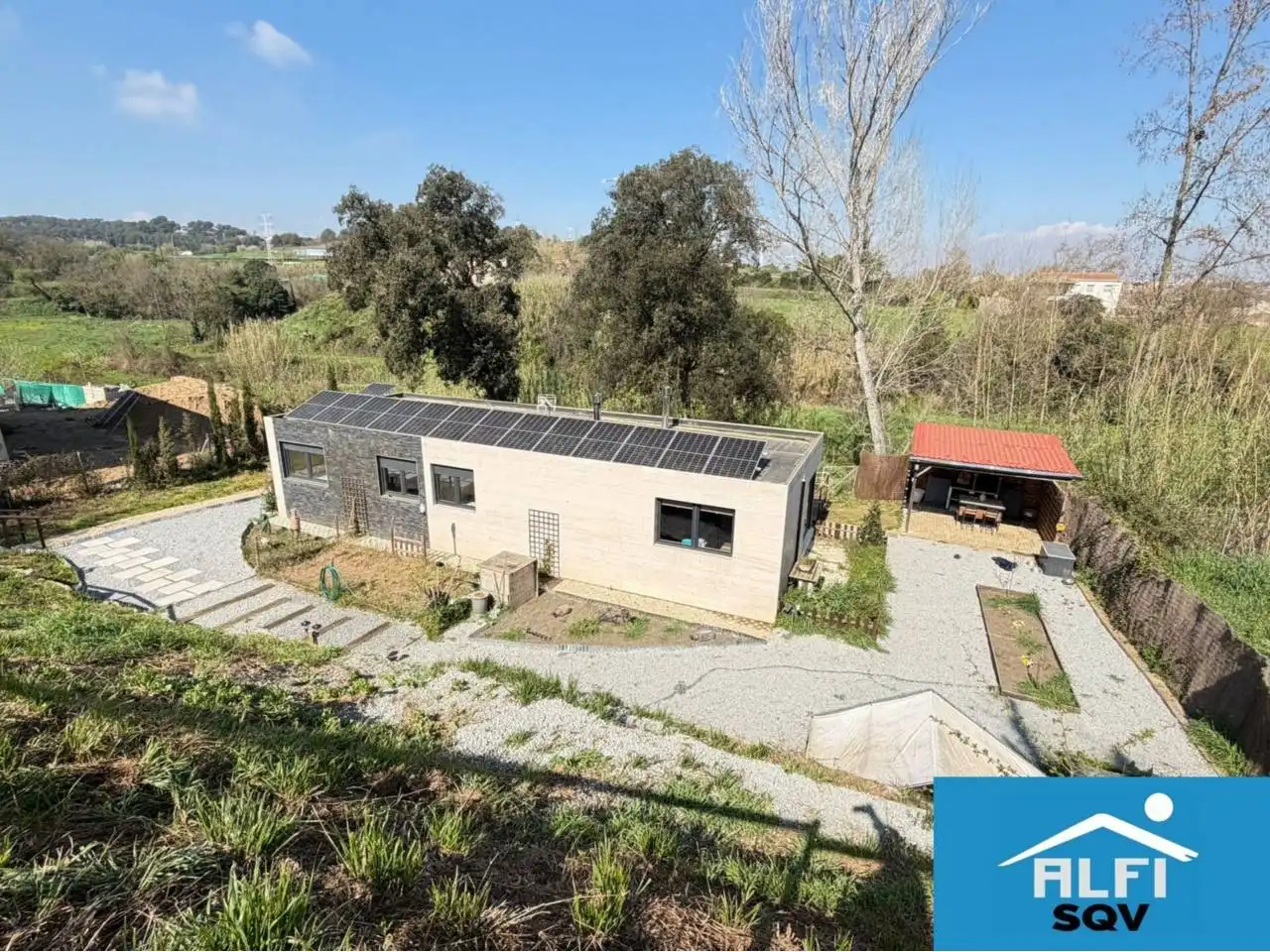 Vista exterior de Casa o xalet en venda en Sant Quirze del Vallès amb Aire condicionat, Calefacció i Jardí privat
