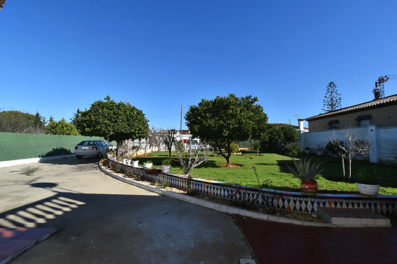 Garden of Houses for sale in Chiclana de la Frontera  with Air Conditioner, Heating and Private garden
