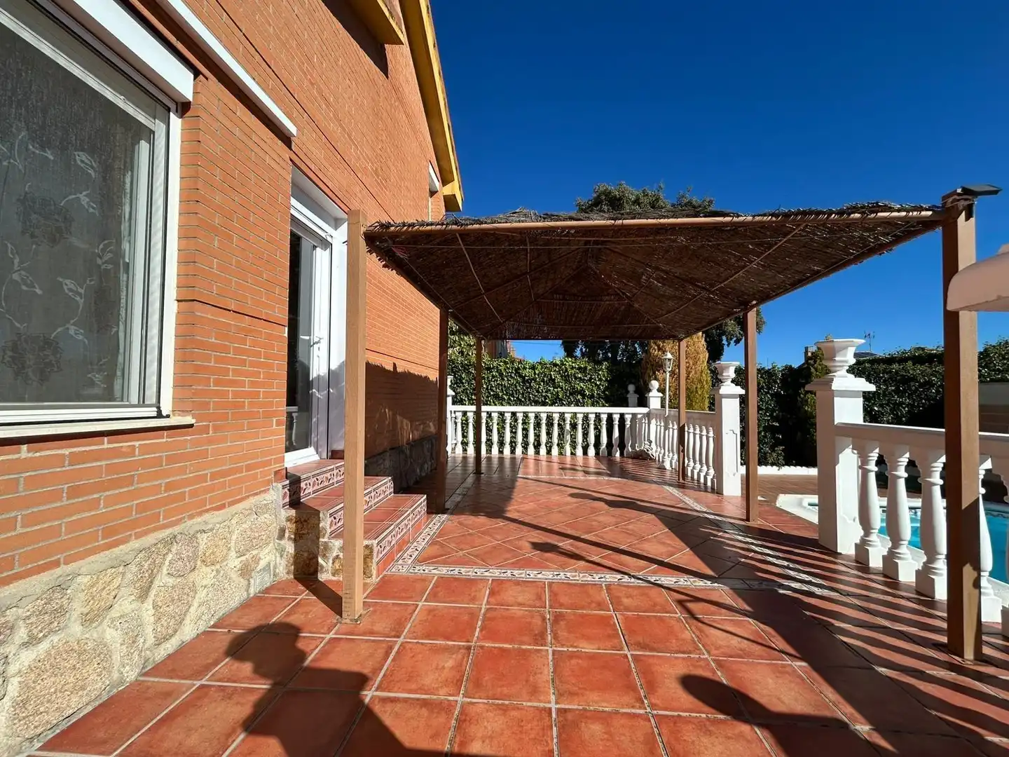 Terraza de Casa o chalet en venta en Loranca de Tajuña con Piscina