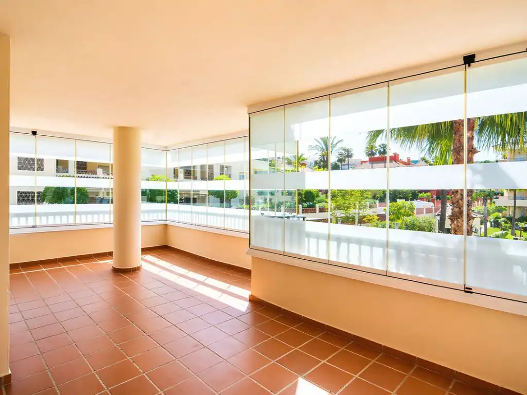 Terrasse von Wohnung zum Verkauf in Mijas mit Klimaanlage, Möbliert und Ofen