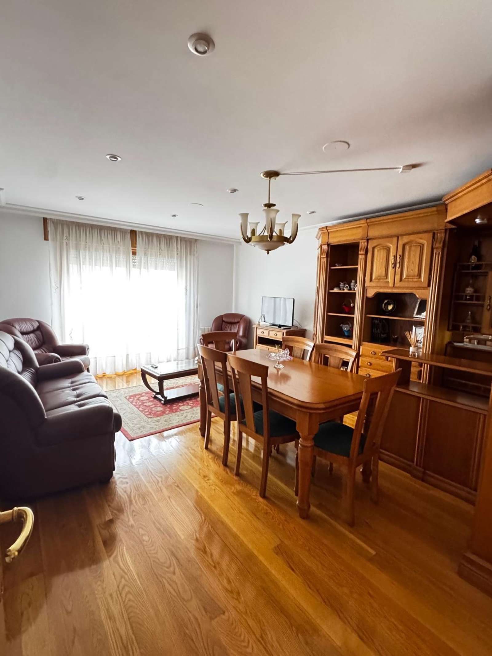 Living room of Apartment to share in Pontevedra Capital   with Air Conditioner, Heating and Terrace