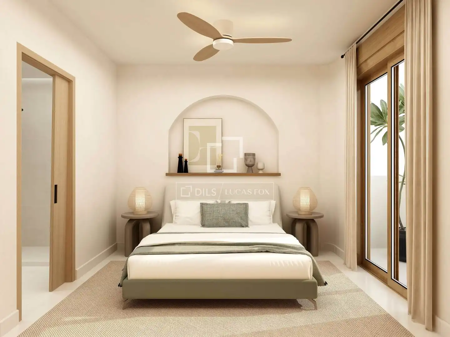 Bedroom of Houses for sale in El Puig de Santa Maria  with Air Conditioner and Terrace