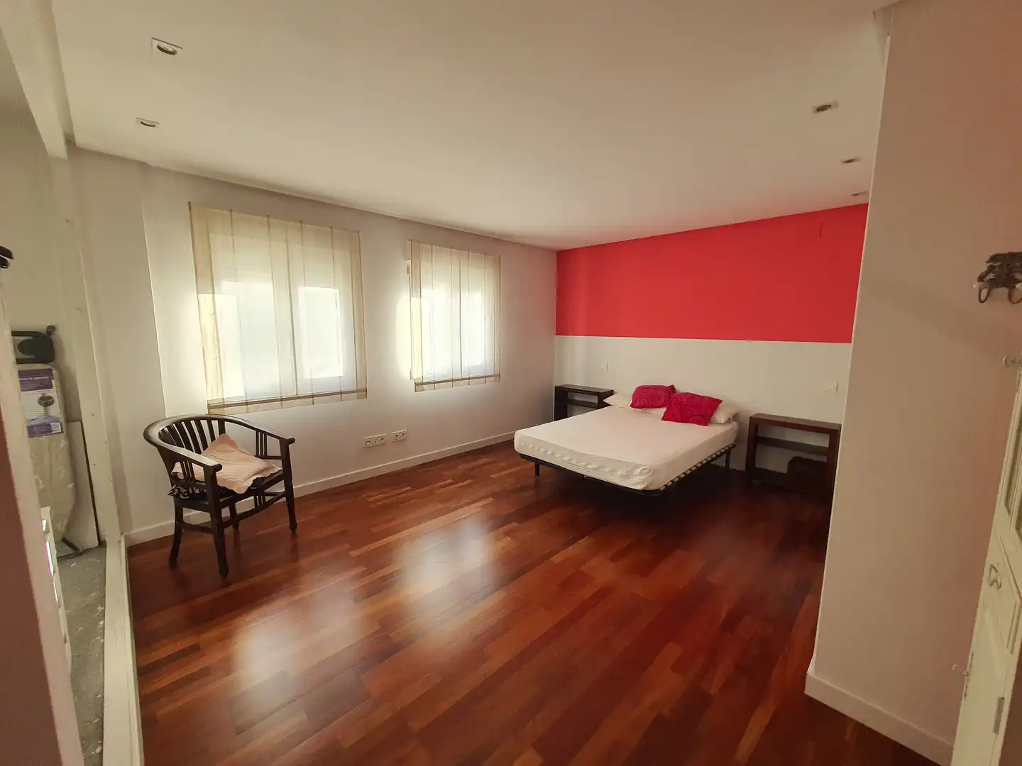 Schlafzimmer von Wohnung zur Miete in Palencia mit Klimaanlage, Parkett und Abstellraum