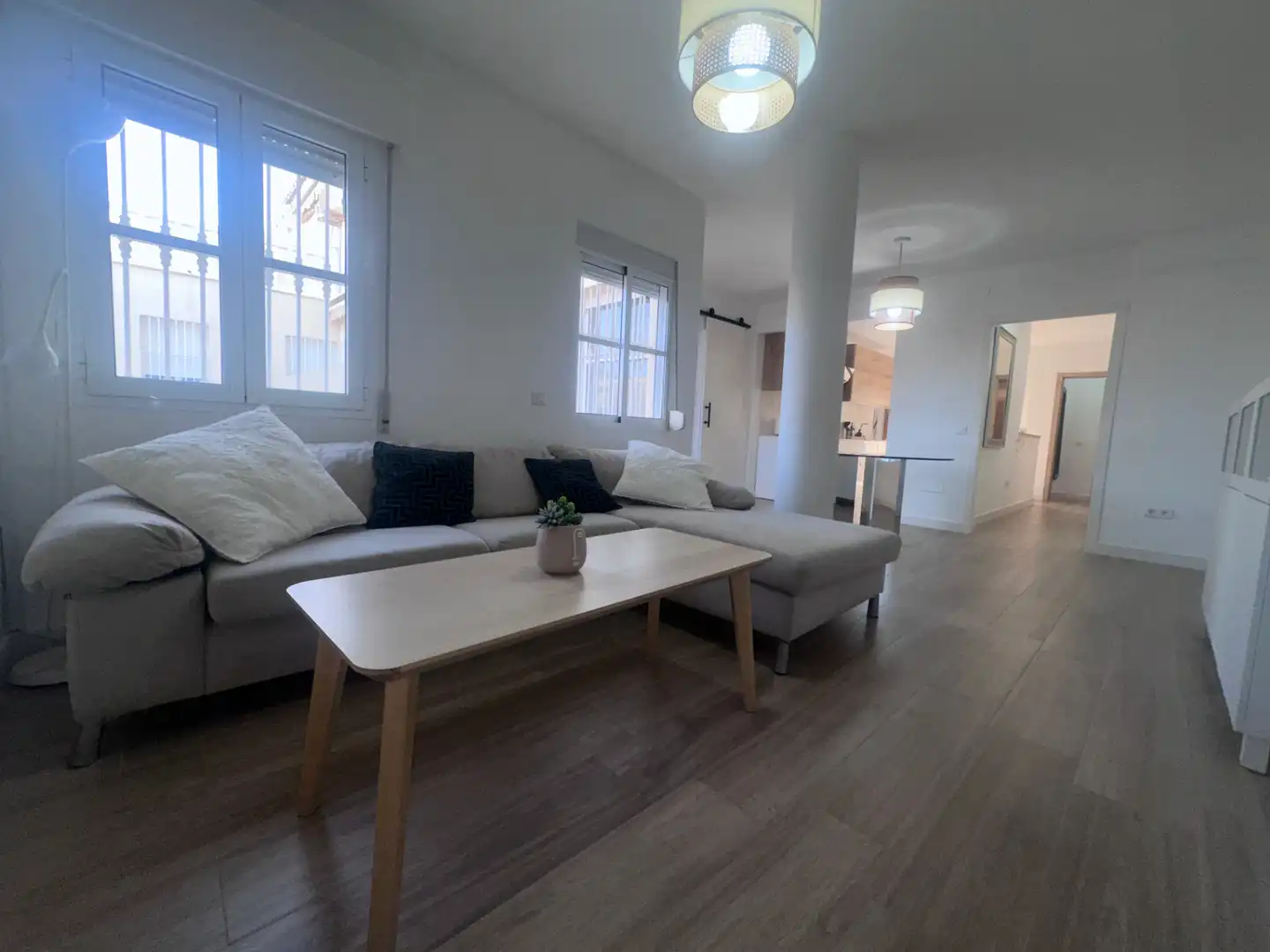 Sala de estar de Casa adosada en venta en Vélez-Málaga con Aire acondicionado, Calefacción y Terraza