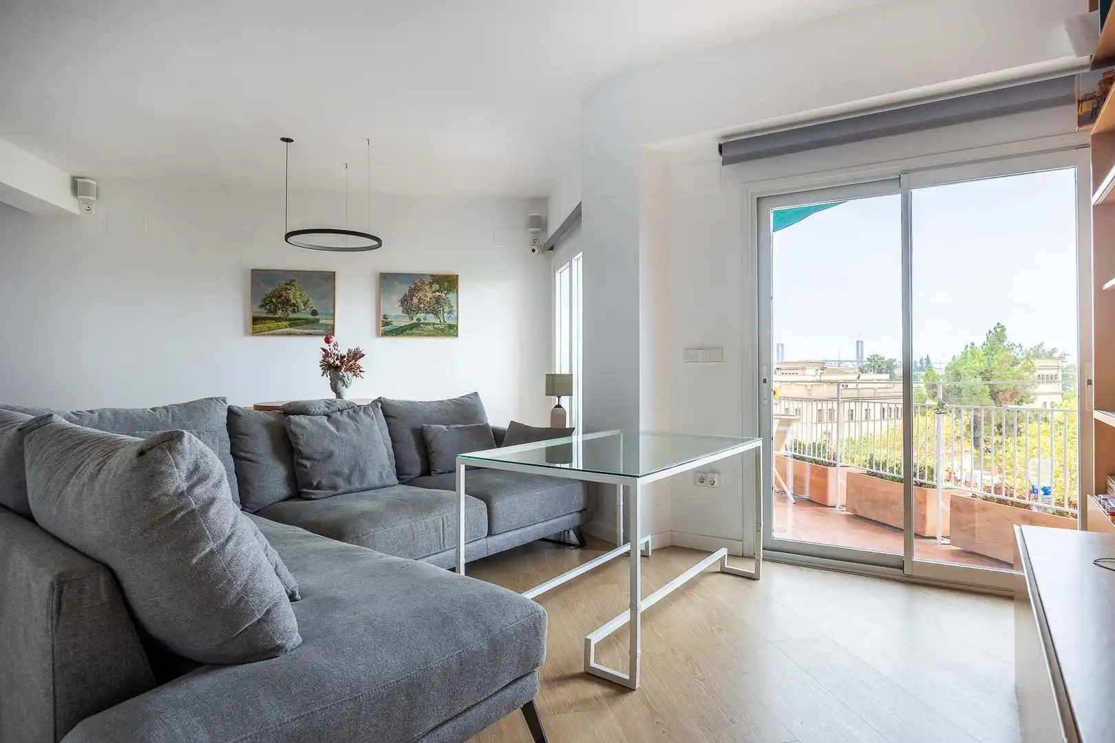 Living room of Flat for sale in Sevilla  with Air Conditioner, Heating and Private garden