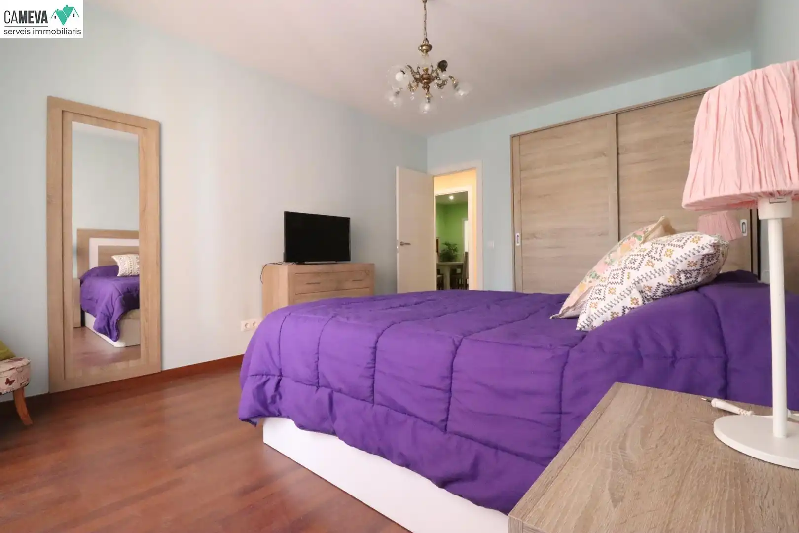 Bedroom of Flat for sale in Sabadell  with Heating, Parquet flooring and Terrace
