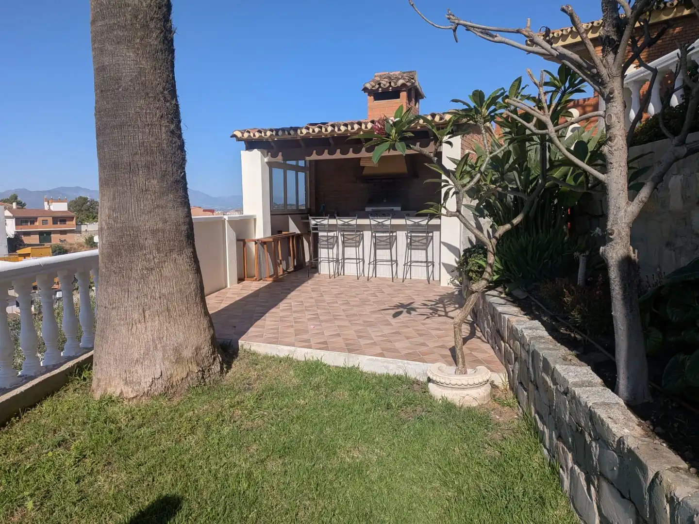Terraza de Casa o chalet de alquiler en Málaga con Aire acondicionado, Jardín privado y Terraza