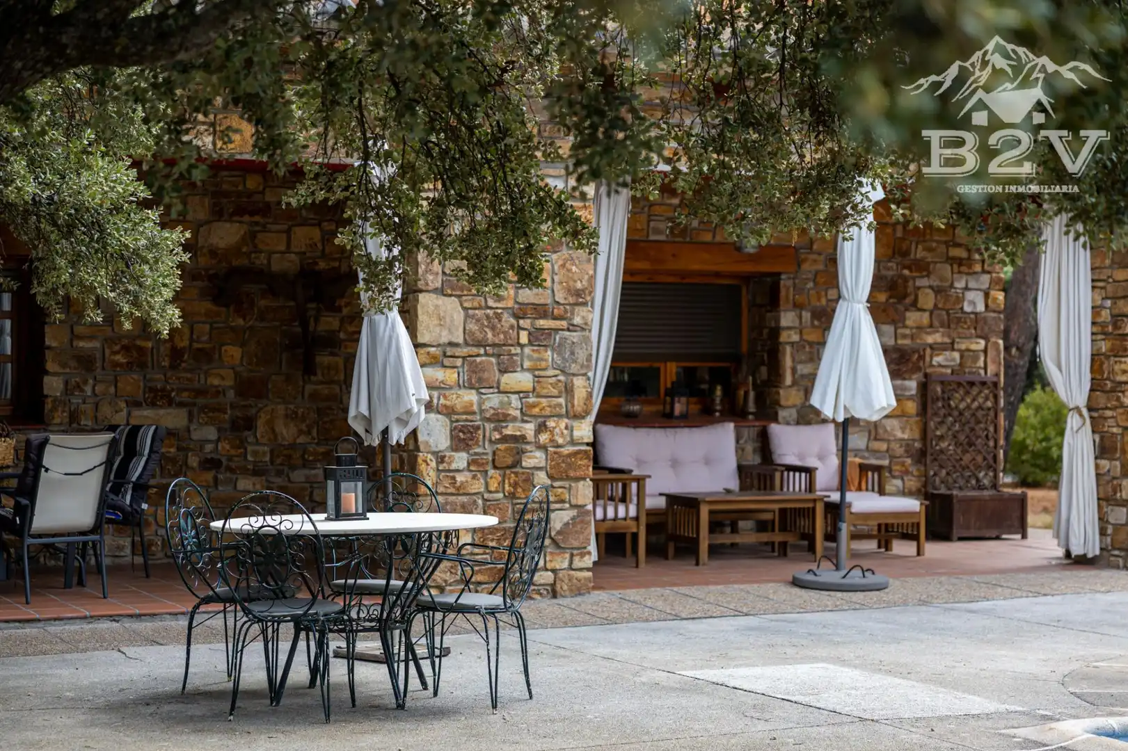 Terraza de Casa o chalet en venta en Garganta de los Montes con Aire acondicionado, Calefacción y Jardín privado