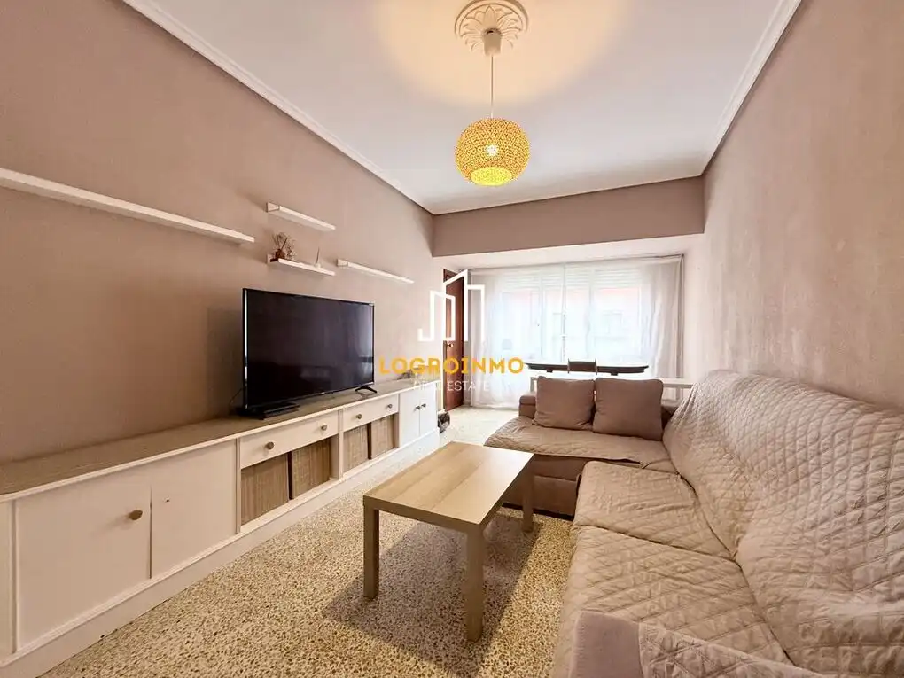 Living room of Flat for sale in  Logroño  with Heating and Terrace