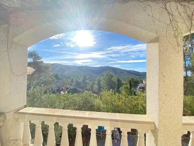 Vista exterior de Casa o chalet en venta en Vallirana con Calefacción, Jardín privado y Terraza