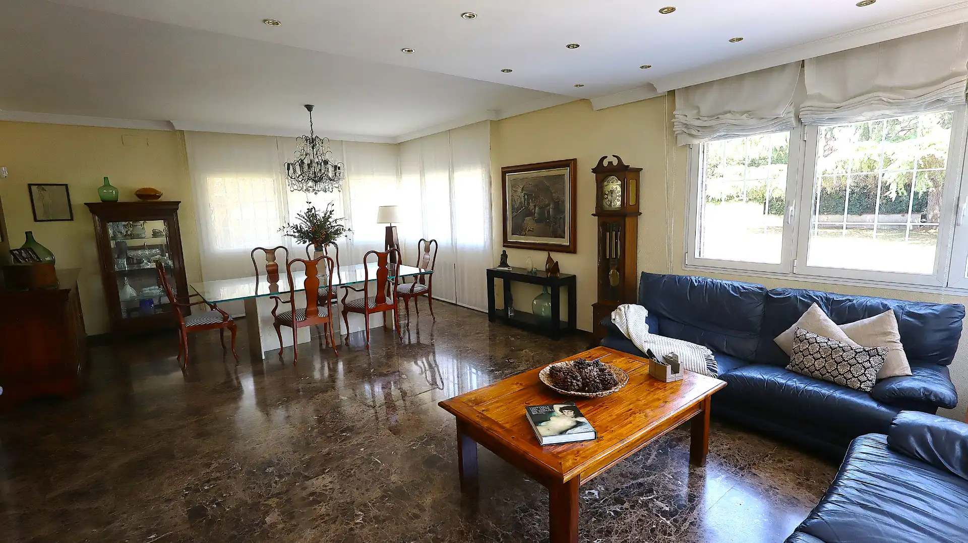 Sala d'estar de Casa o xalet en venda en Cerdanyola del Vallès amb Aire condicionat, Calefacció i Jardí privat