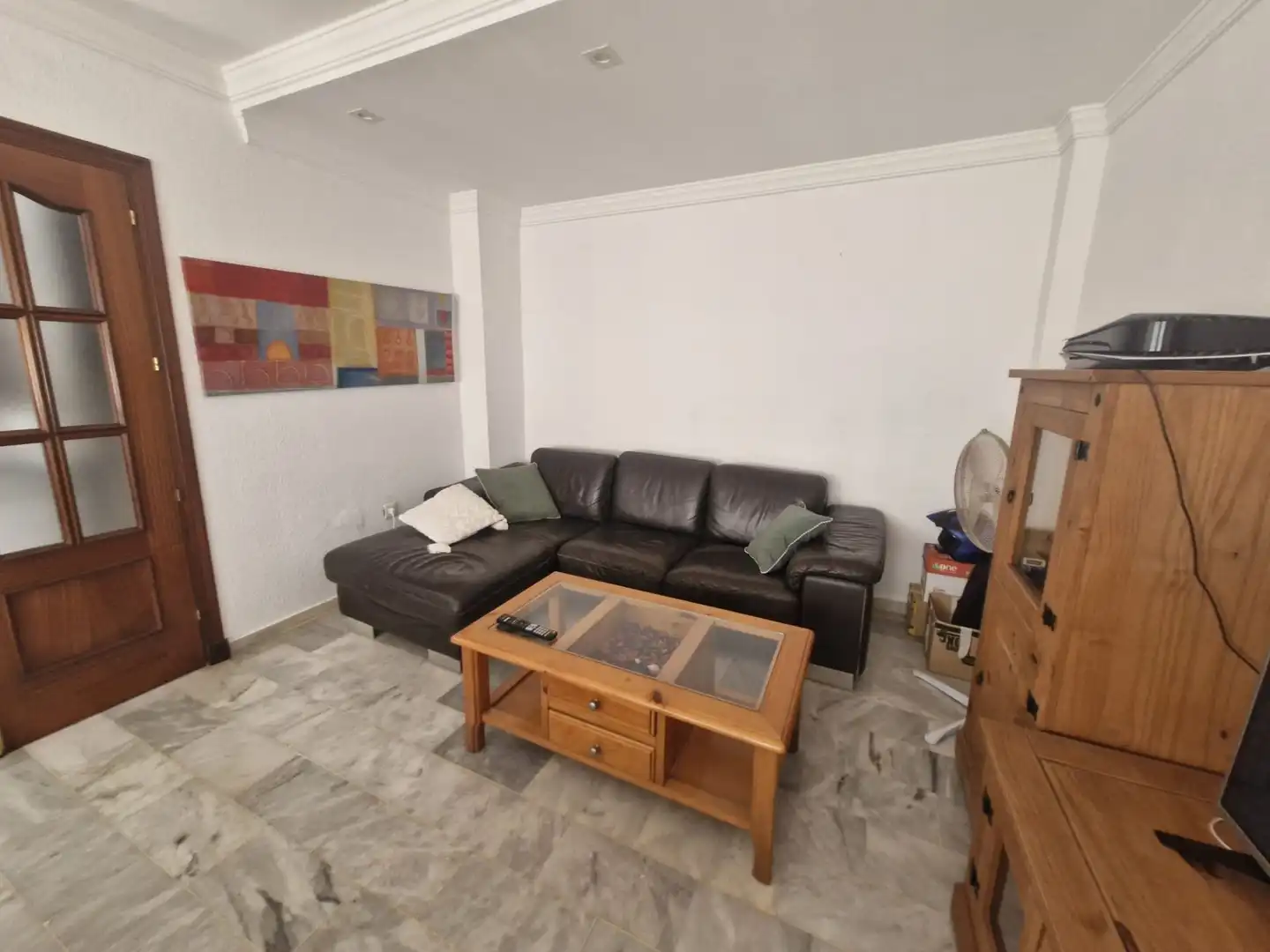 Sala d'estar de Casa adosada en venda en La Línea de la Concepción amb Terrassa
