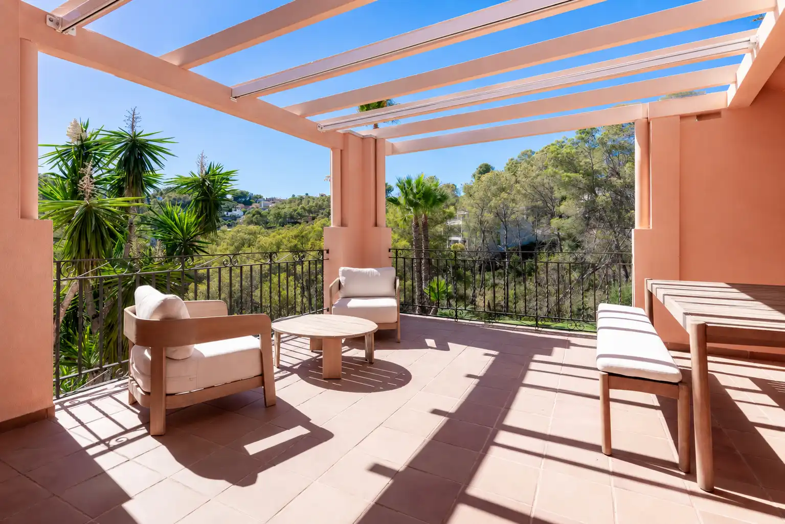 Terraza de Casa o chalet en venta en Olivella con Aire acondicionado, Calefacción y Jardín privado