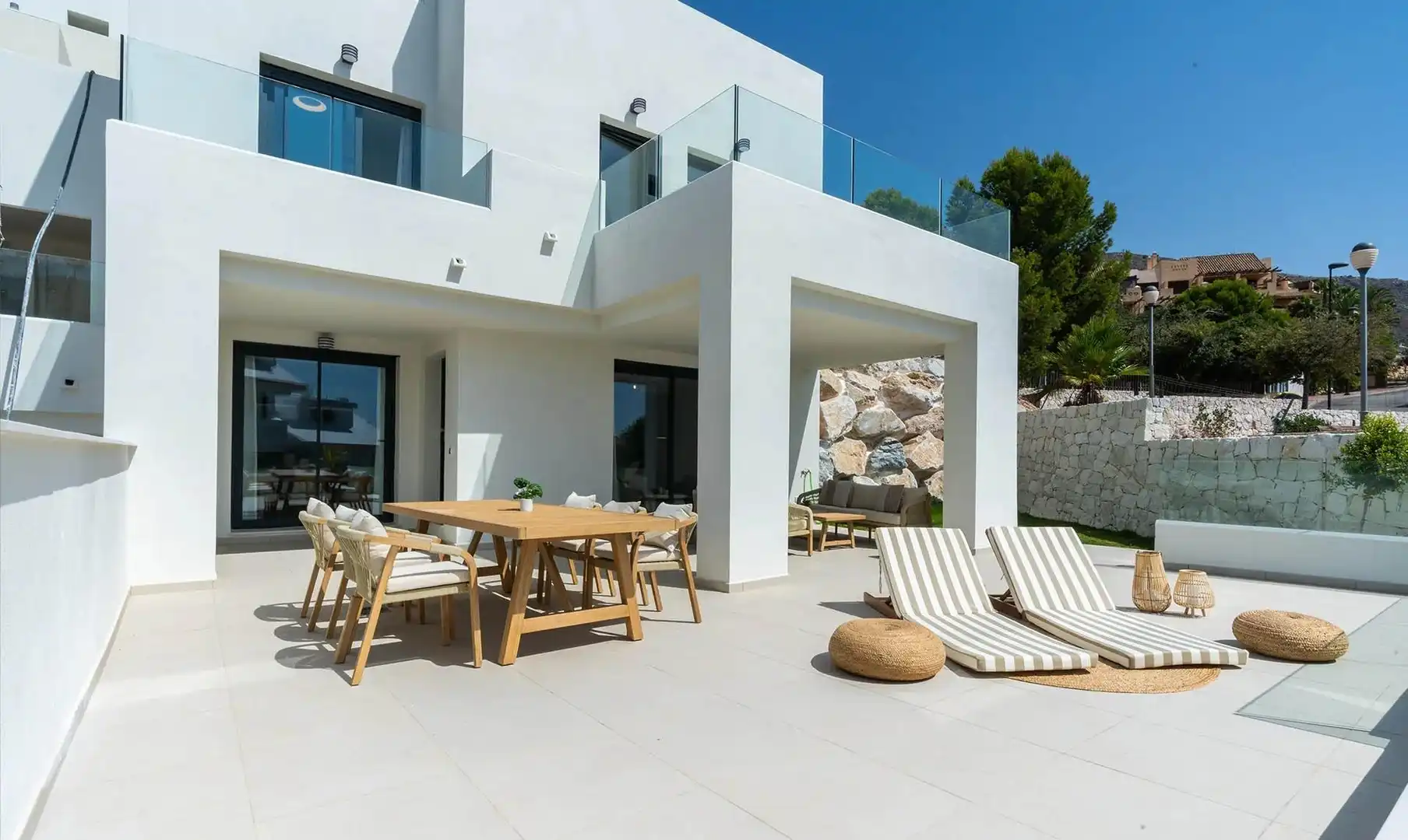 Terrassa de Casa adosada en venda en Benalmádena amb Aire condicionat, Jardí privat i Terrassa