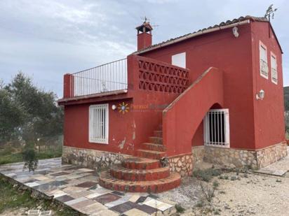 Vista exterior de Casa o xalet en venda en Ontinyent amb Jardí privat, Terrassa i Traster