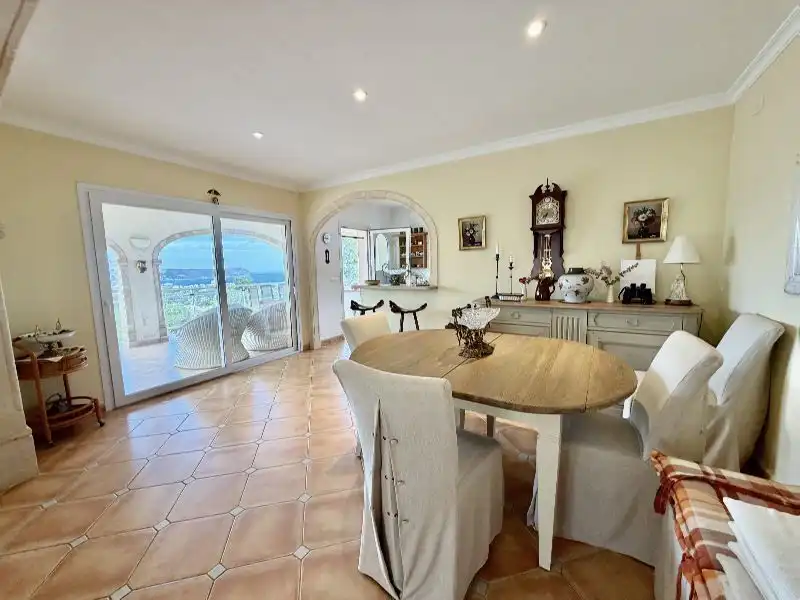 Comedor de Casa o chalet de alquiler en Jávea / Xàbia con Aire acondicionado, Calefacción y Jardín privado