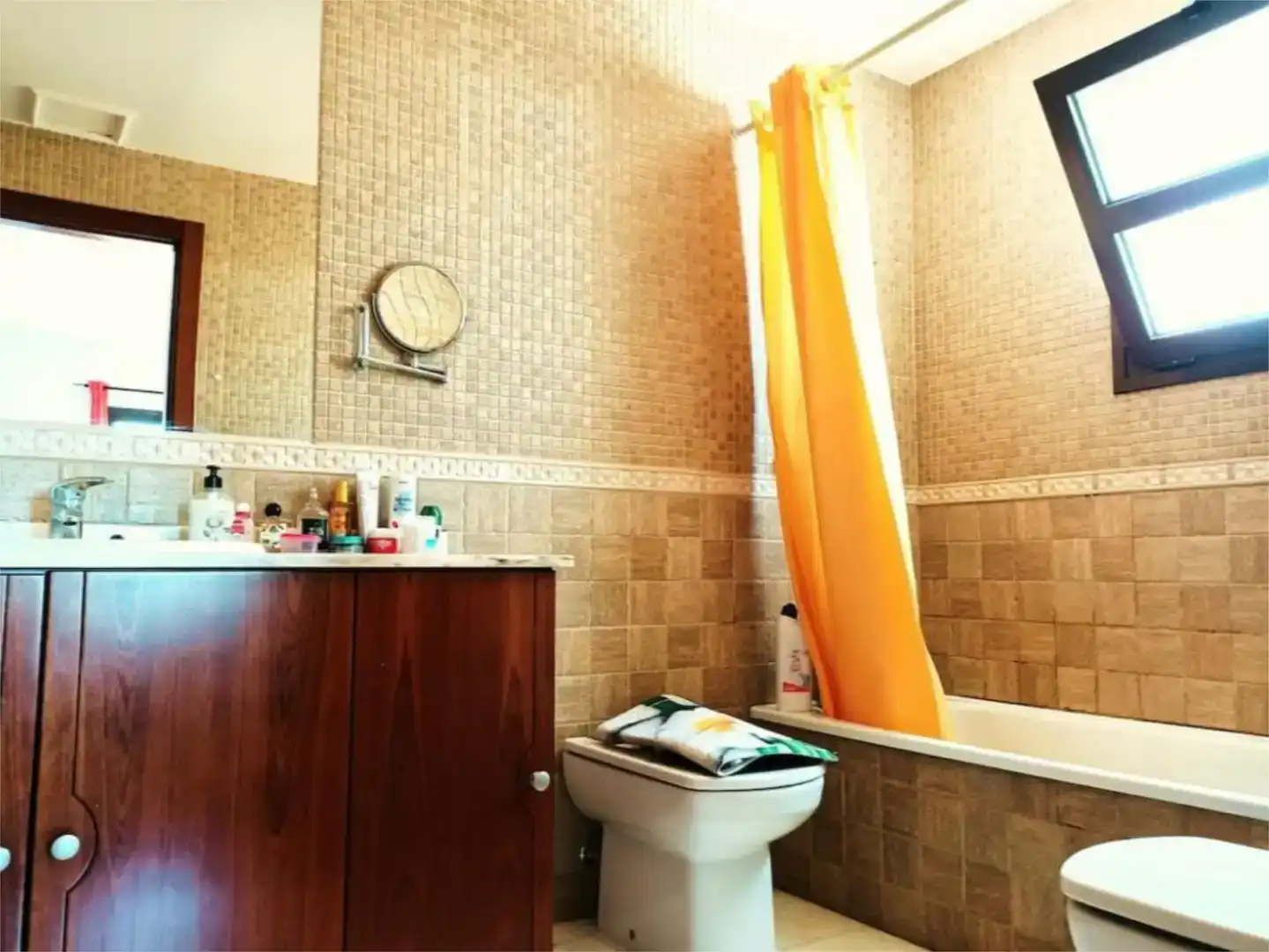 Bathroom of Flat for rent in La Oliva  with Private garden, Swimming Pool and Furnished