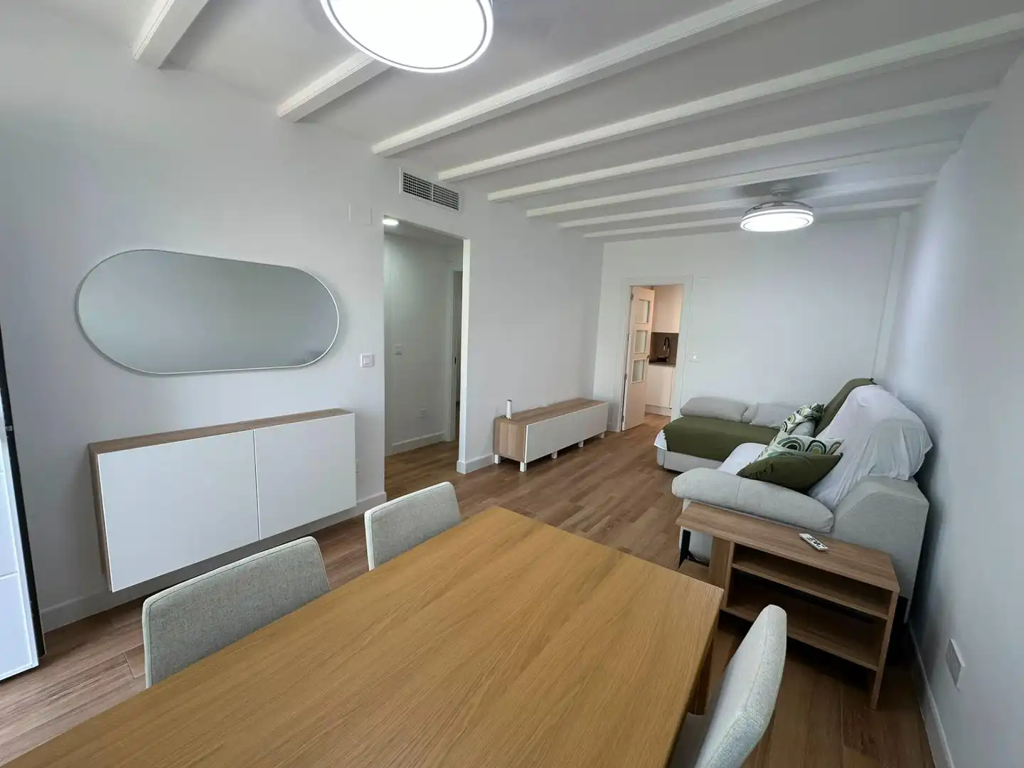 Living room of Houses for rent in Santa Pola  with Air Conditioner, Furnished and Community pool