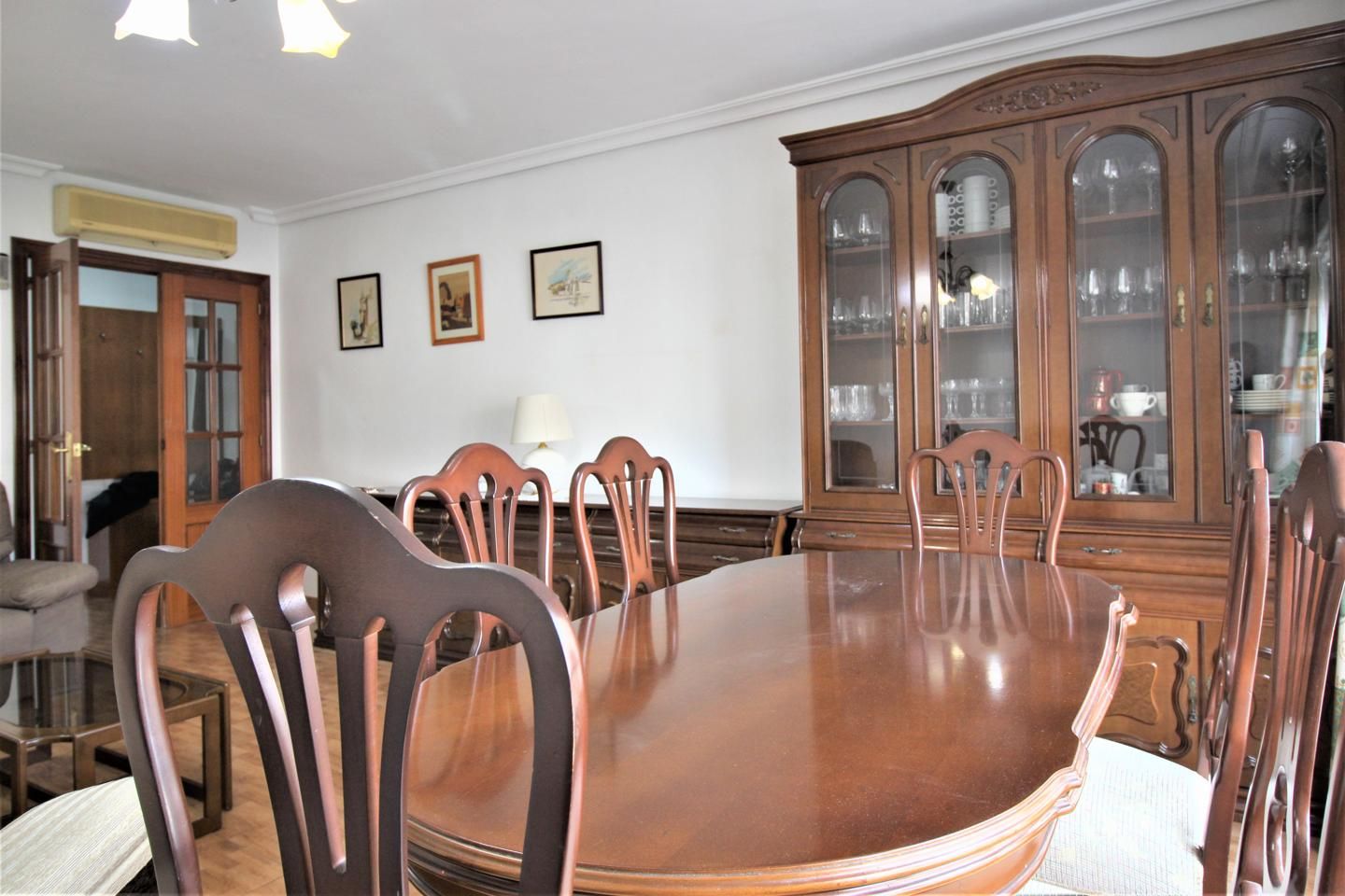 Dining room of Flat to rent in  Almería Capital  with Air Conditioner, Terrace and Furnished