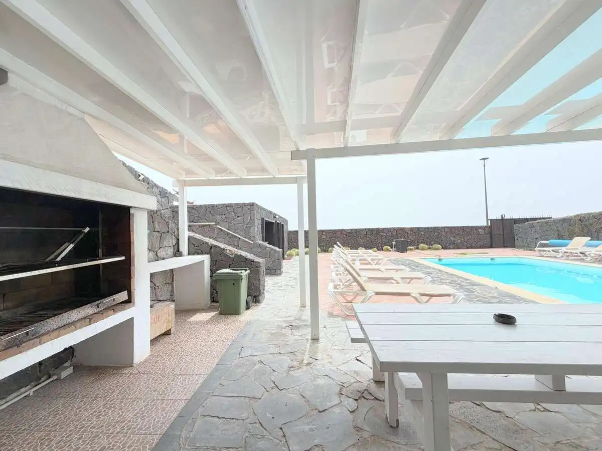 Terrassa de Casa o xalet en venda en Tías amb Aire condicionat, Jardí privat i Terrassa